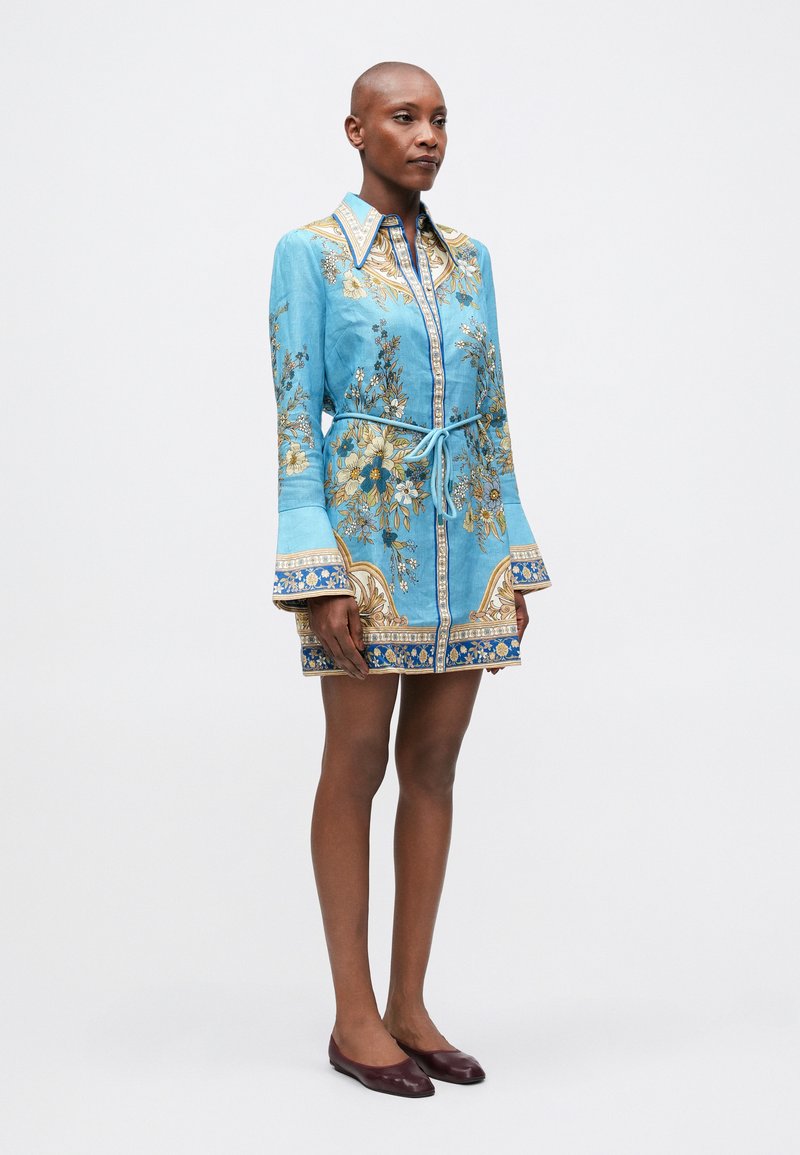 Alemais CASSIE MINI DRESS - Shirt dress - blue - Zalando.co.uk Alemais CASSIE MINI DRESS - Shirt dress - blue - Zalando.co.uk