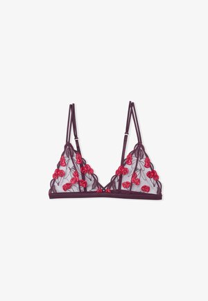 Etam ITS CHERRY - Triangle bra - mauve