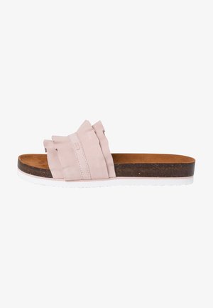 Mules - soft rose
