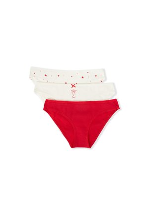 JOHNNIE 3 PACK - Slip - rouge