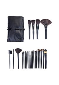 MYC Paris - 24 PINCEAUX DE MAQUILLAGE PROFESSIONNELS NOIRS AVEC SAC - Kit pennelli - noir Immagine in miniatura 1
