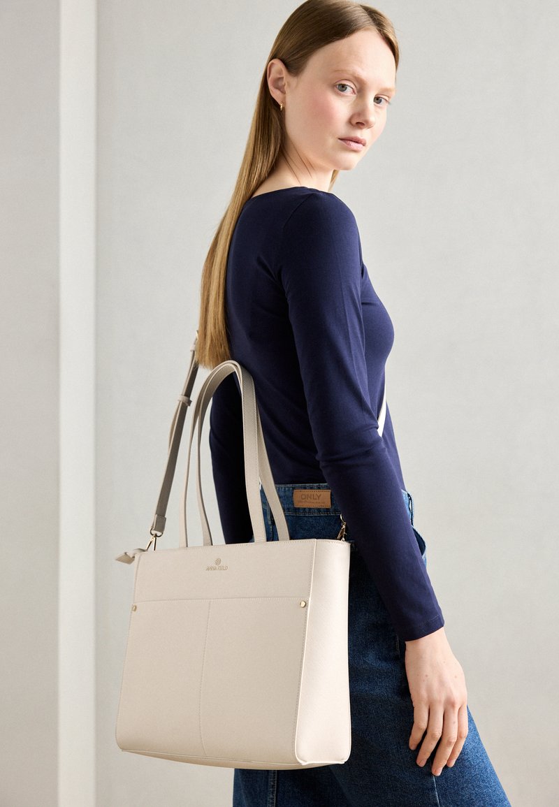 Anna Field by Zalando - SET - Laptop bag - offwhite, Enlarge