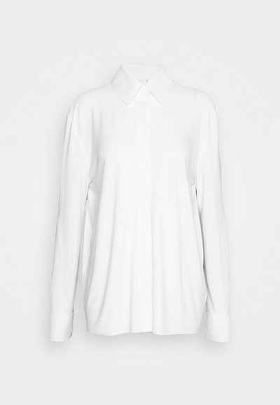 Norma Kamali COLLAR STAND - Button-down blouse - snow white