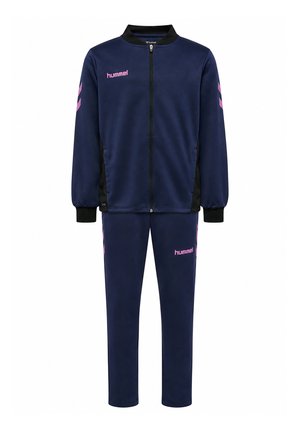 Hummel, HUMMEL HMLBLAZE CLUB 26 TRACKSUIT KIDS UNISEX  SET - Trainingspak - blau