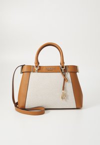 ANADELA SATCHEL - Bolso de mano - natural/cognac