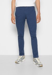 DOCKERS SMART SUPREME FLEX SKINNY - Chinos - ocean blue