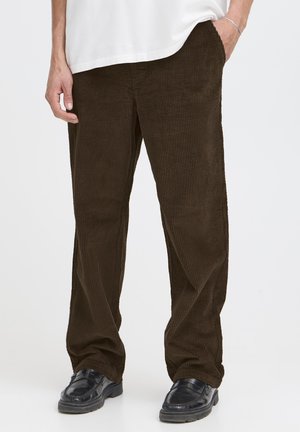 Solid SDALANN LOOSE FIT - Trousers - slate black