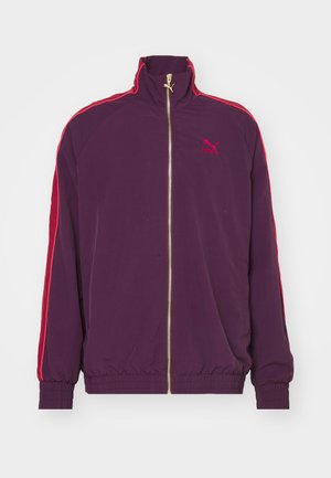 Puma T7 PLAY.LOUD. TRACK - Træningsjakke - midnight plum