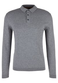 s.Oliver BLACK LABEL Polo - mottled light grey