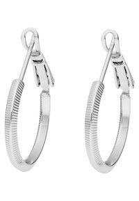 Oorbellen - silberfarben poliert