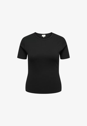 ONLY Carmakoma, T-SHIRT CARVAL T-SHIRT - T-shirts basic - black