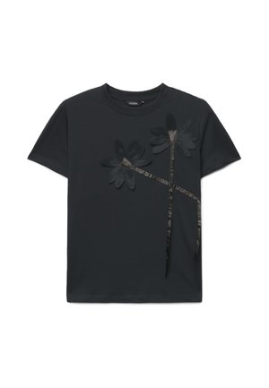 Calliope, T-SHIRT TINTA UNITA - T-shirt imprimé - ultrablack