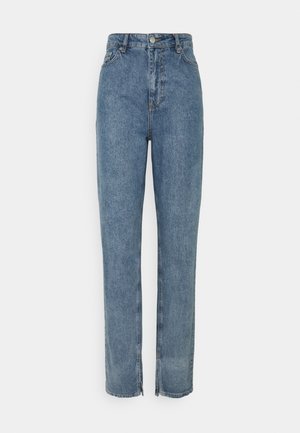 SIDE SLIT - Jeans relaxed fit - blue