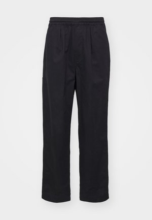 BRUSHED SKATE PANT - Tygbyxor - black