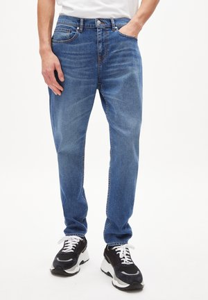 AARJO - Jeans Straight Leg - solid mid blue