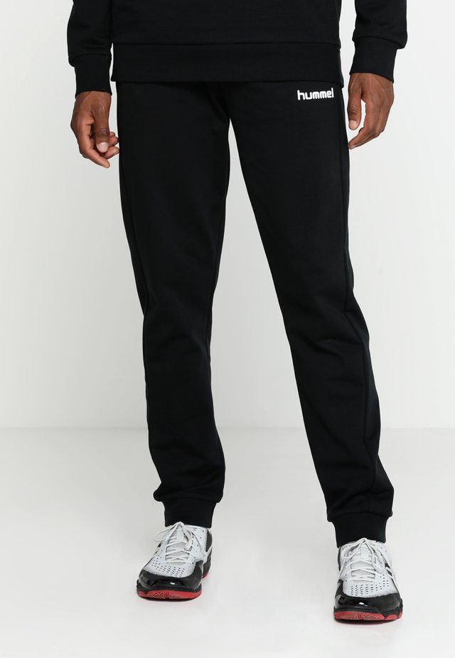 HMLGO COTTON PANT - Spodnie treningowe - black