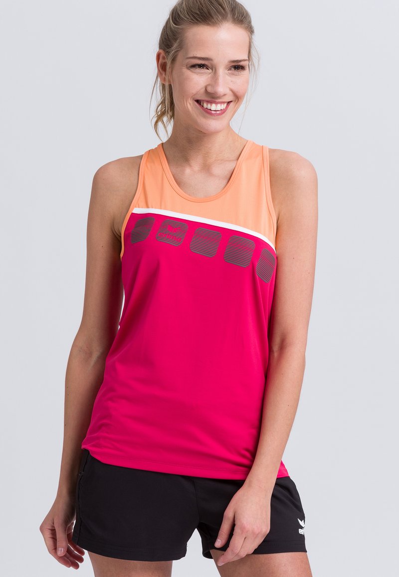 Erima Top - pink/white