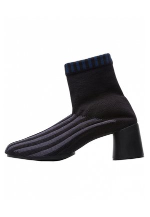 High heeled ankle boots - multi-coloured