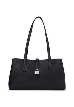 AUTOGRAPH PADLOCK - Handtasche - black/gold