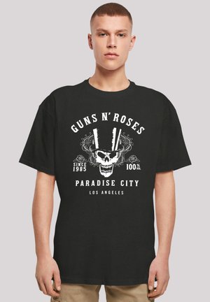 GUNS 'N' ROSES WHISKEY LABEL ROCK BAND - T-Shirt print - schwarz