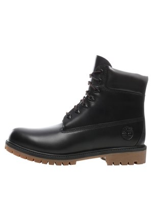Schnürstiefelette - black