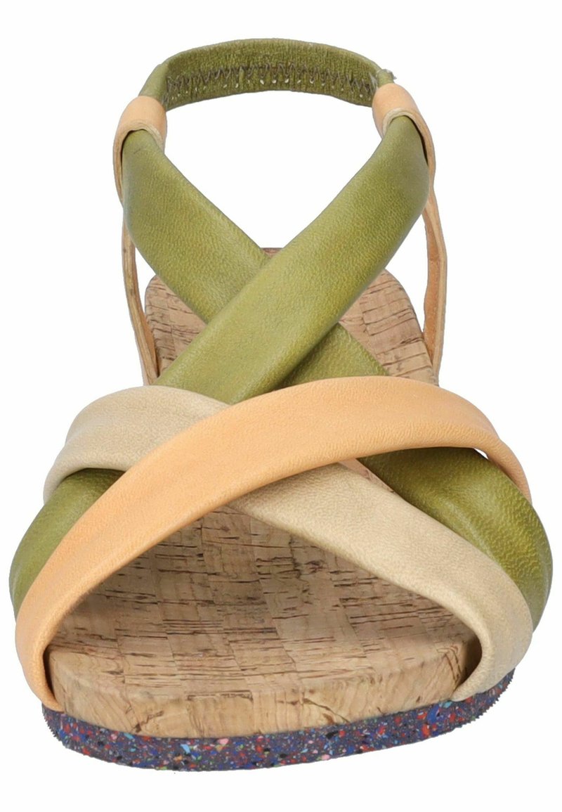 Damen Riemchensandalen | Josef Seibel Riemensandalette oliv multi/mehrfarbig - PU84187 Damen Riemchensandalen | Josef Seibel Riemensandalette oliv multi/mehrfarbig - PU84187