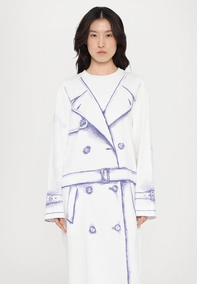 MOSCHINO OLIVIA - Jerseyklänning - fantasia bianco