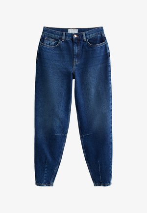 New Look, Mom Jeans - blue pattern