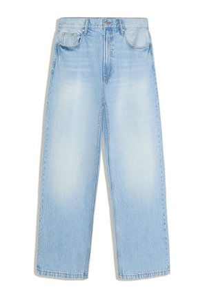 Bershka, BAGGY - JEANS - Baggy jeans - light blue