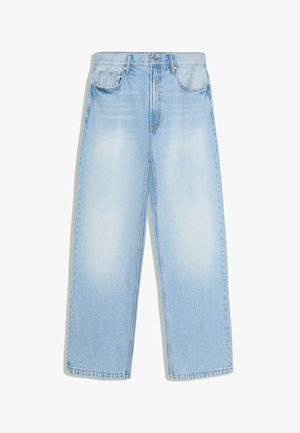 Bershka, BAGGY - JEANS - Baggy Jeans - light blue
