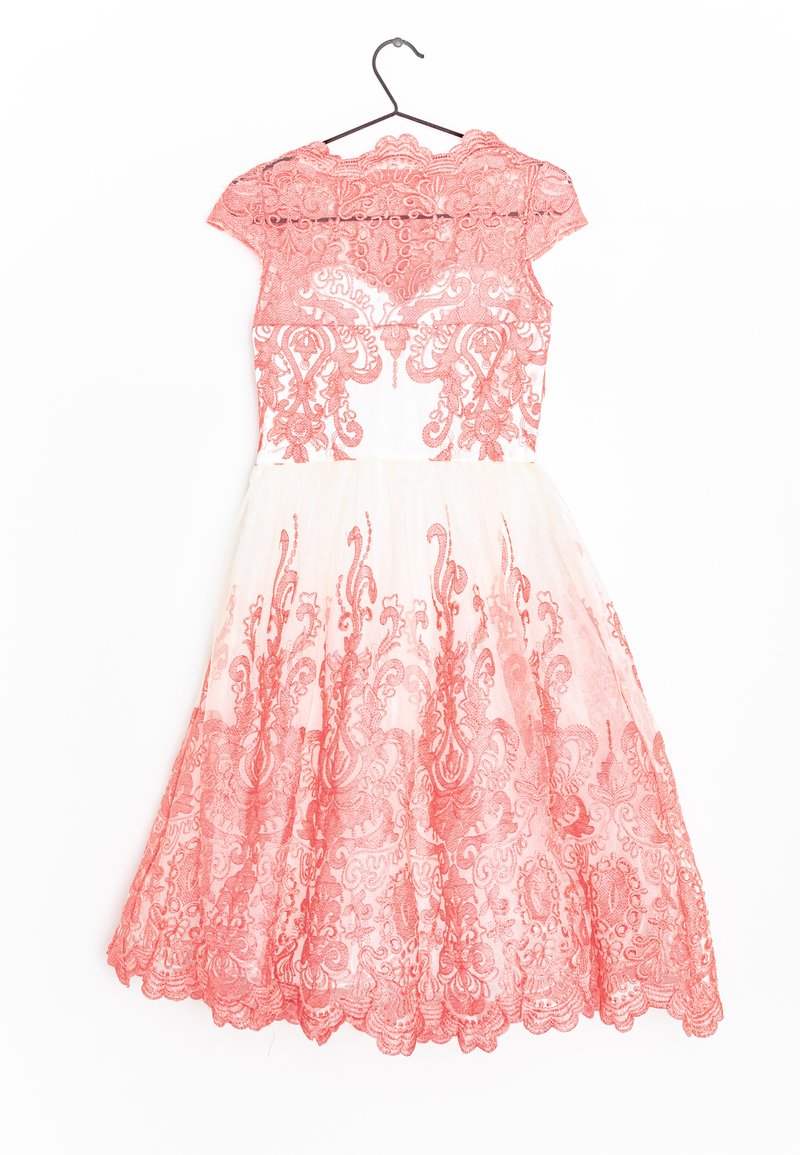 chi chi pink lace dress Pink Chi Chi Scorcha Dress Chi Chi London Pink One Shoulder Premium Lace Midi Dress