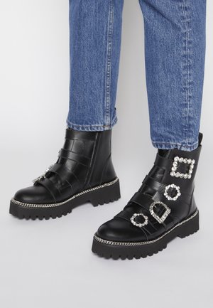 Cowboy-/Bikerlaarsjes - black