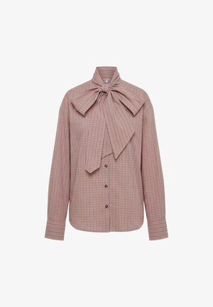 Object, KAROHEMD SCHLEIFENVERZIERTES - Nööpidega pluus - ash rose