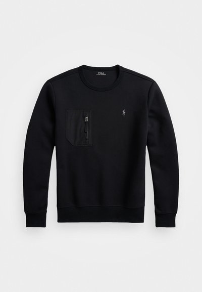 Polo Ralph Lauren DOUBLE-KNIT POCKET SWEATSHIRT - Mikina - black