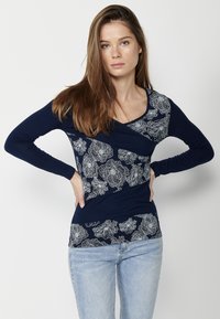 Koroshi Langarmshirt - navy