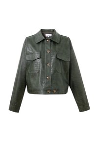 FRNCH CALIXA - Veste en similicuir - kaki
