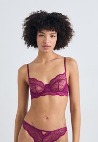 Hunkemöller - ISABELLE DEMI UNPADDED - Liemenėlė su lankeliais - purple Miniatiūros vaizdas 1