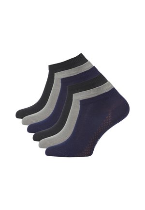PACK 6 - Trainer socks - schwarz grau marineblau
