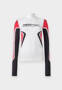 GRAPHIC TURTLE NECK - Longsleeve - white/red/black