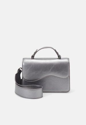 Cross body bag - silver-coloured