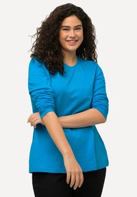 Ulla Popken COL ROND - Langarmshirt - turquoise