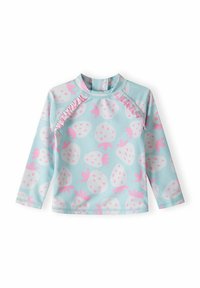 MINOTI 2 PIECE LONG SLEEVE AND FRILLED KNICKERS SET - Maillot de bain - light blue pink