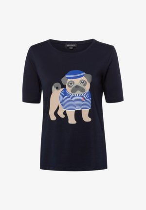 Franco Callegari, FRANCO CALLEGARI T-SHIRT - T-Shirt print - marine mehrfarbig