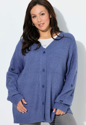 SEQUINED HEART  - Gilet - atlantic blue