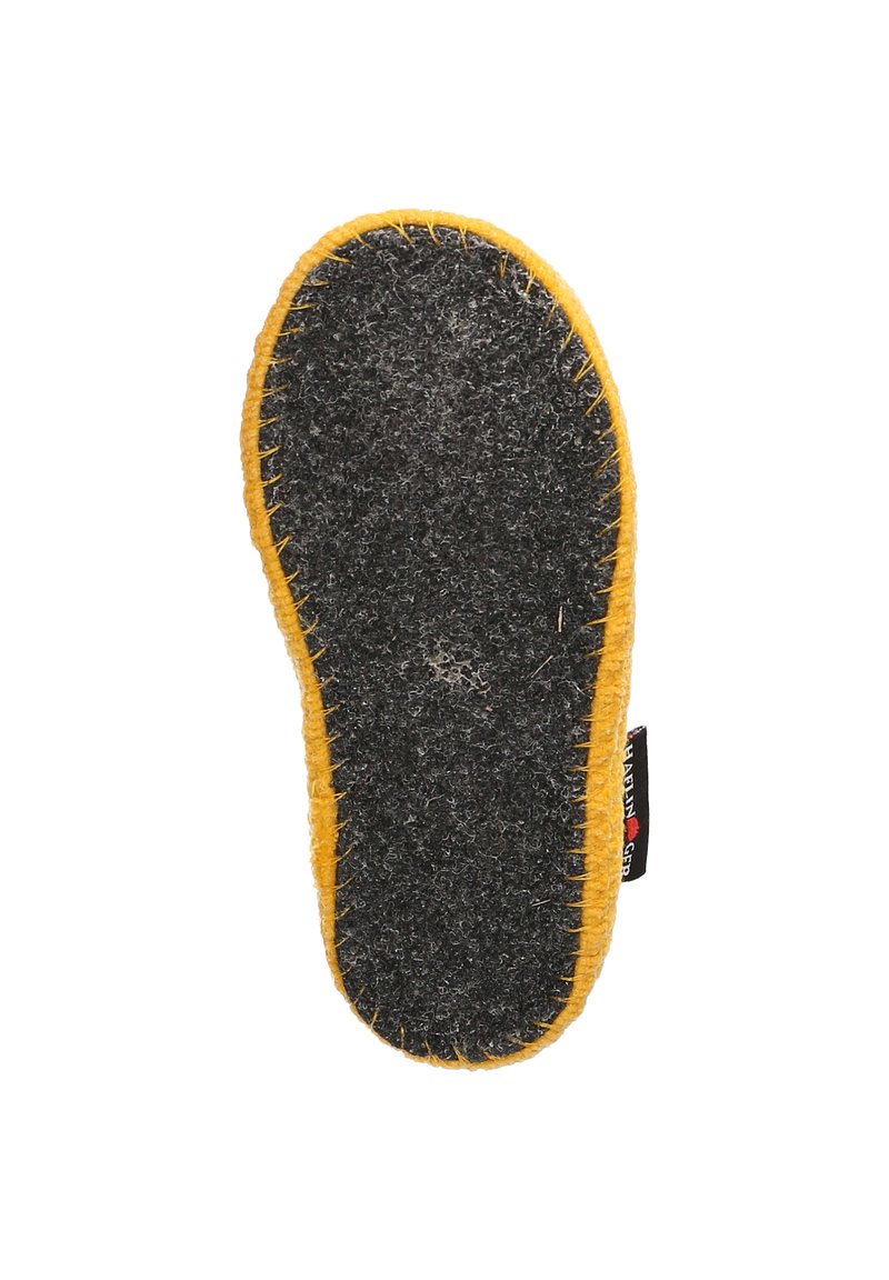 Kinder Klettschuhe | Haflinger PETS SONNE Slipper gelb - CE68081 Kinder Klettschuhe | Haflinger PETS SONNE Slipper gelb - CE68081