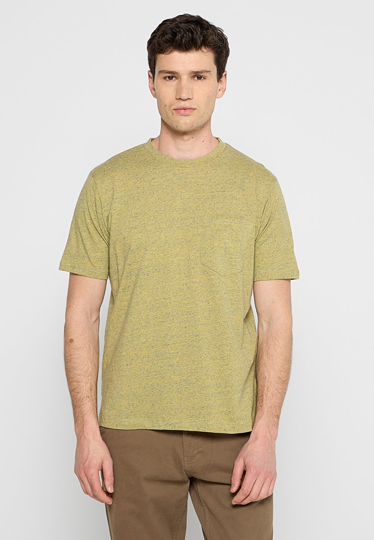 Mexx T-shirt basic geel