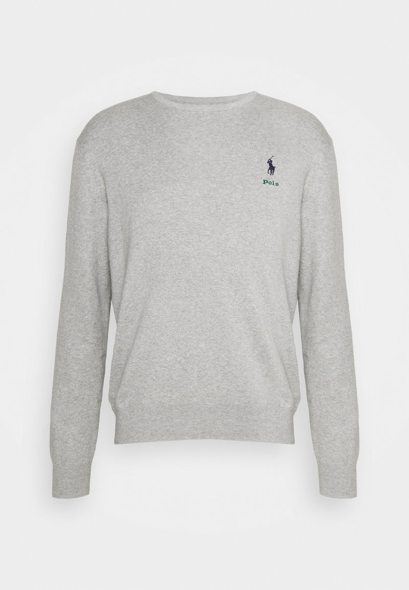 Polo Ralph Lauren Stickad tröja - mottled grey/gråmelerad - (Pre-owned ...