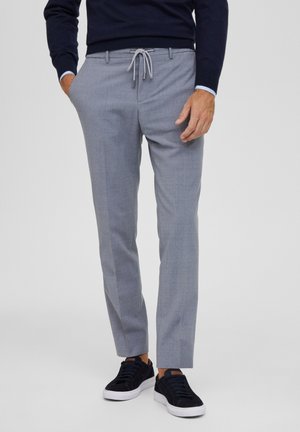 Stoffhose - light grey marl
