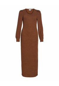 VIRAFFI - Dolga obleka - chocolate brown