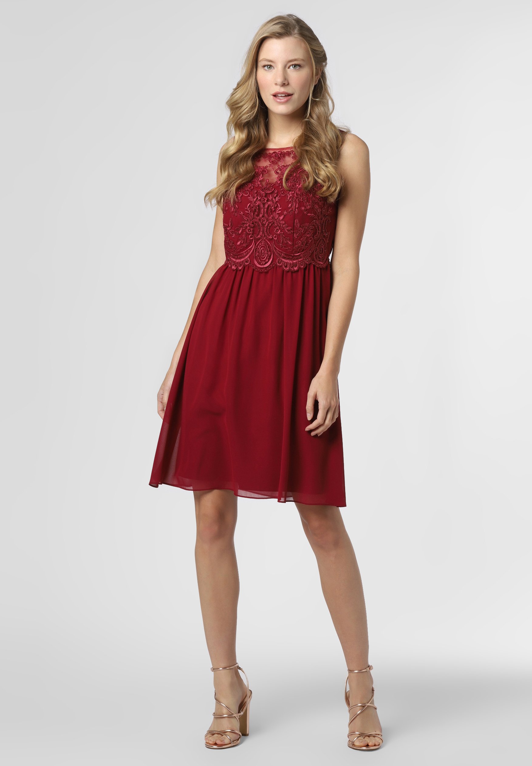 kleid bordeaux
